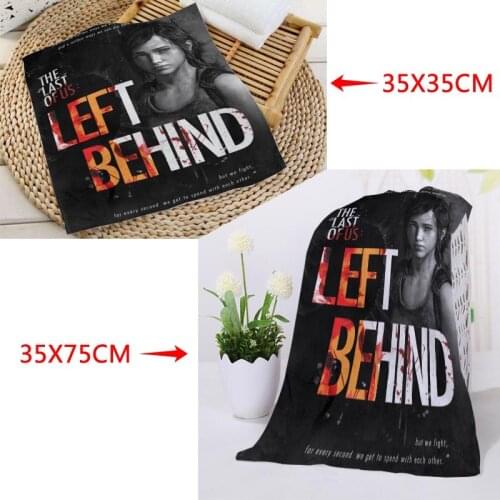 New arrival Custom The Last of Us Printed Face Towel Microfiber Fabric Square rectangle Towels Size 35x35cm 35x75cm Custom Logo