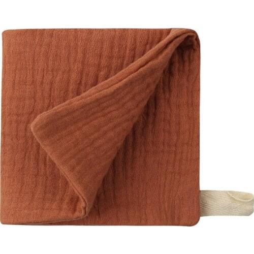 New Baby Handkerchief Absorbent Gauze Burp Cloth Newborn Face Towel Feeding Bibs 425F