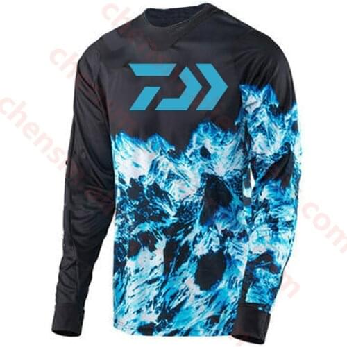 New Style DAIWA CoolMax Fishing Clothing Long Sleeve Sunscreen Anti-uv Breathable Coat Summer Fishing Shirt Size XS-5XL