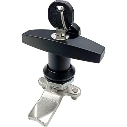 1PCS Equipment Cabinet Door Handle Lock Zine-alloy Lock for Distribution Box Industrial Cabinet Furniture Door Hardware With key