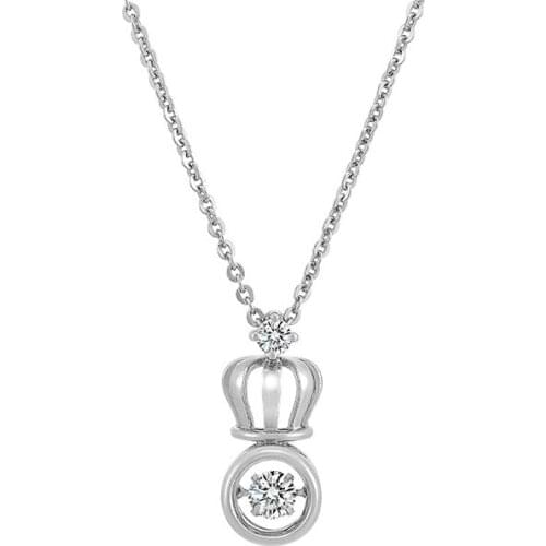 Necklace Women Crown Stone Necklace European and American Plated 24k Gold Factory Direct Necklace Female Trendy Unisex 2020