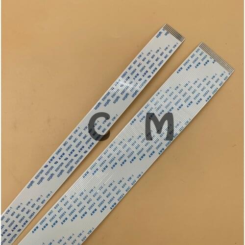 2PCS 7600 9600 data cable FFC flat cable for Epson 7600 9600 printhead cable 17pins 30pins 7600 9600 trailing cable 40cm long