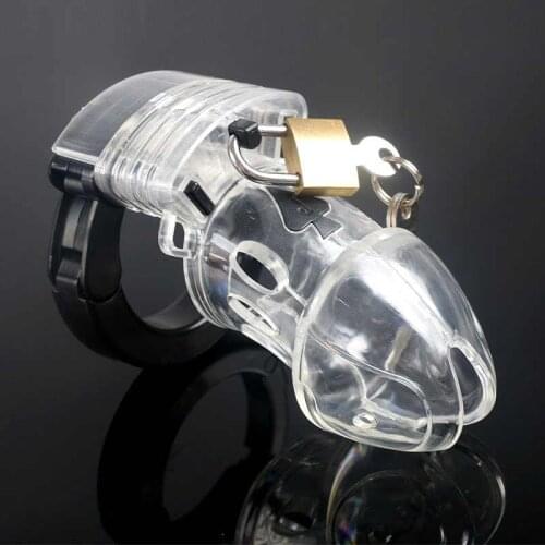 Adjustabl Locking Males Chastity Device with Urethral Spout Cage Bondage Fetish Man Erotic SM Health99