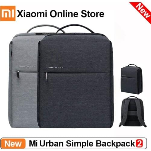 Xiaomi Urban Simple Backpack 2 Life Style Shoulders Bag Rucksack Daypack School Bag Fits 14 inch Laptop Bag