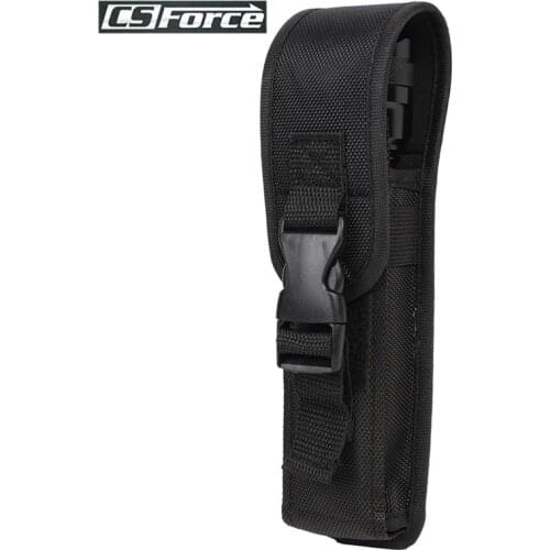 Tactical Molle Nylon Flashlight Holster Pouch Holder with Clip for Duty Belt Adjustable SF 6P G2 9P TFT1 TR500 Torch Cover