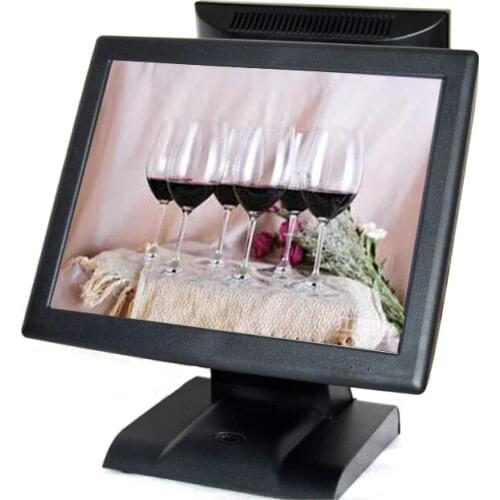 15+12 double screen Commercial Sales POS system wholesales Point of Sales 2G/32G black dual screen Cash Register