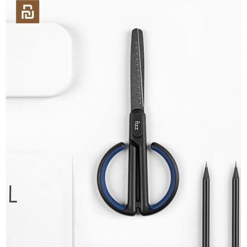 Xiaomi youpin Fizz Scissors Scale Mark Safe Rounded Cutter Head Fluorine Coating Process Office Stationery Scissors in stock