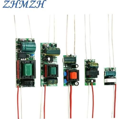 ZHMZH 110V 220V Constant Current LED Driver Built-in Power Supply Lighting Transformer 3W 4-7W 8-12W 15-18W 18-24W For LED Bulb