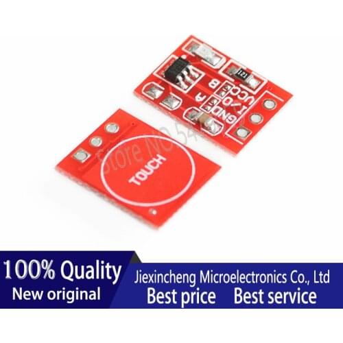 10PCS TTP223 Touch button Module Capacitor type Single Channel Self Locking Touch switch sensor