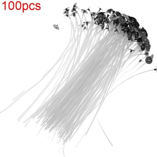 100Pcs/set Candle Cotton Ghee Waxed Smokeless Wicks 9/15/20cm DIY Candle Making Pre-waxed Wicks For Party Supplies