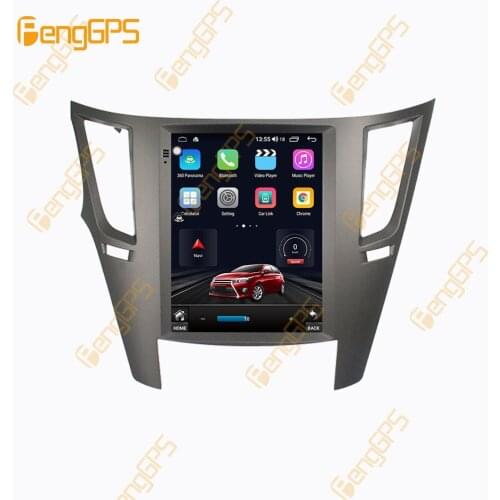 128G Android 10.0 Tesla Style Screen For Subaru Outback 4 2009 Car Multimedia Function Player GPS Radio Auto Stereo Head Unit