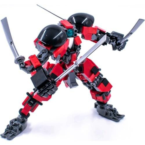 329PCS Robots Soldier Building Blocks Toys For Children 14cm Action Figure Model Blocks Kids Toys Assemble Anime Figure Model