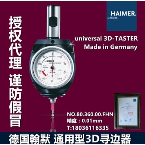 Germany imported 3d-taster Universal 3D Edge Finder Universal Detector Tool Set Dial Indicator Table