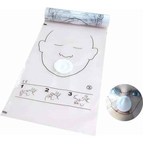 4 Rolls/Pack 36Pcs/Roll CPR Resuscitator Roll For Cardiopulmonary Resuscitation Training Without Valve Emergency Rescue Brace