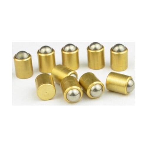 5pcs Precision copper positioning bead ball 3mm-12mm diameter 4-16mm length without thread wave spring ball head plunger screw