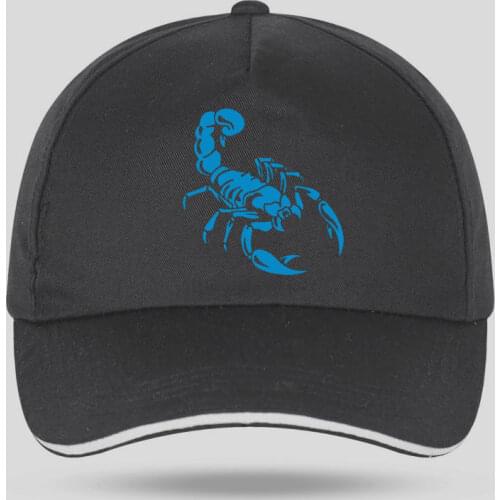 New Men Women Fashion Scorpion Baseball Caps for Hip Hop Cotton Velcro Trucker Cap Bone Dad Hats