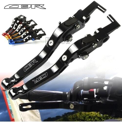 For Honda CBR250R/CBR125R/CBR150R/CBR300R/CBR500R Motorcycle CNC Adjustable Fold Brake Clutch Levers CBR 250 125 150 300 500 R