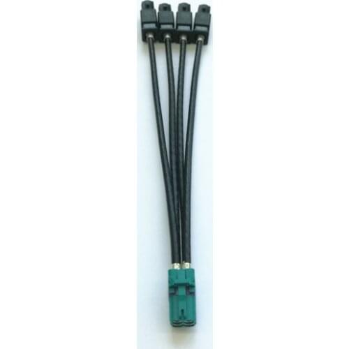 Electric Male Female MATE-AX Connectors Automotive 4 Pin Cable, L=20CM