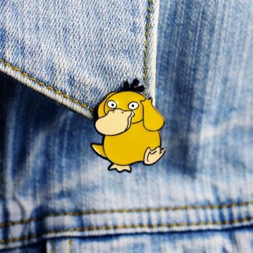 Pokemon Enamel Pin Psychic Jenny Turtle Badge Brooch Denim Clothes Cute Animal Childhood Jewelry Gift For Friends Kids