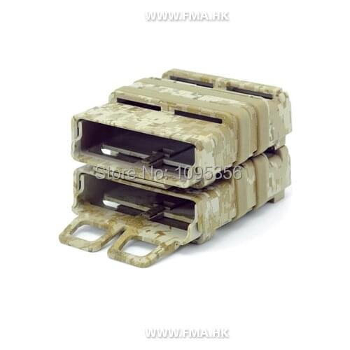 FMA Quality FastMag Heavy 7.62mm Style Magazine Pouch 2pcs/Set for 7.62 Mag (Digital Desert )