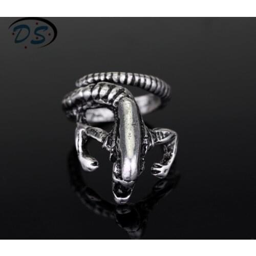 Alien Predator AVP Roar Alien Rings for Man Punk Woman Opening Ring Men Cosplay Jewelry
