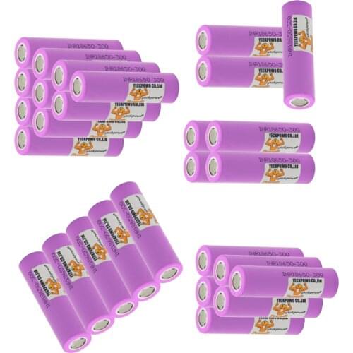 Russian Warehouse Fast delivery INR 18650 Battery 30Q li-ion batteries lithium 3000mah 3.7V 30A high drain 10C rechargeable