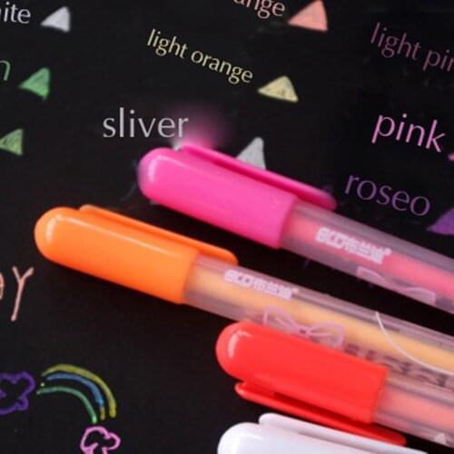 School fashion painting art markers pens with 12 colors