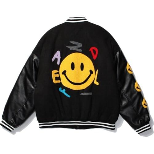 KIOVNO Fashion Men PU Patchwork Color Block Bomber Jackets Hip Hop Streetwear Outwear Tops For Male Harakuju
