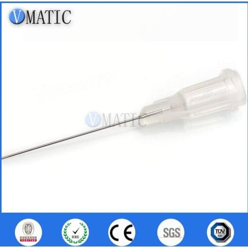 Free Shipping Glue Dispensing Needle Luer Lock Blunt Needle Tip 27G 1'' Inch Length Tip, 100 Pcs Dispenser Needle