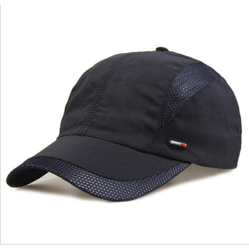 Outdoor mens and womens quick-drying baseball caps Breathable mesh hat