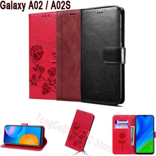Luxury Fashion Phone Leather Case For Samsung Galaxy A02 A02S Flip Wallet Book Cover for Samsung A02s A02 A 02 02S Case Bag