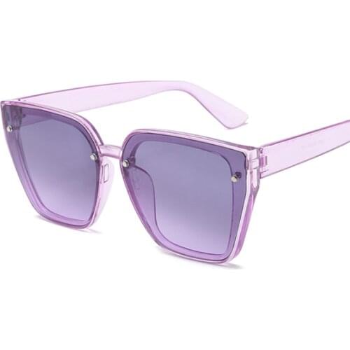 Oversize Square Sunglasses Women Luxury Brand Big Frame Sun Glasses Female Vintage Black Fashion Oculos De Sol