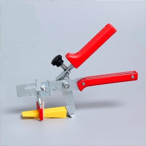 Accurate Tile Leveling System 100 Clips + 100 Wedges + 1Tile pliers Floor Wall Flat Leveler Plastic Spacers constructions tool