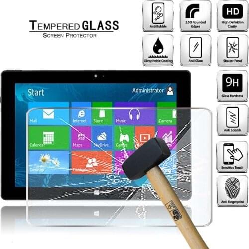 Tablet Tempered Glass Screen Protector Cover for Tesco Windows Connect 10 HD Eye Protection Anti-Screen Breakage Tempered Film