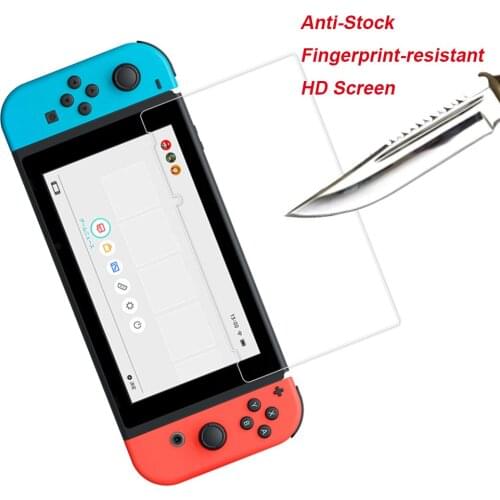 Bevigac Tempered Glass Protective Guard Film Screen Protector for Nintendo Nintend Switch Joy-Con NS NX Console Controller Game