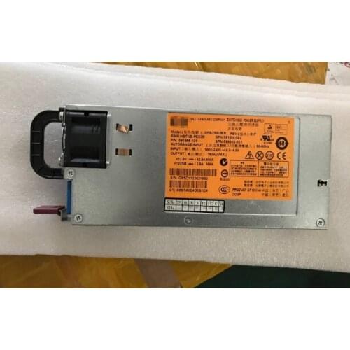 100% original test For DPS-750UB B HSTNS-PD22B 591556-101 591554-001 599383-001 750W power supply