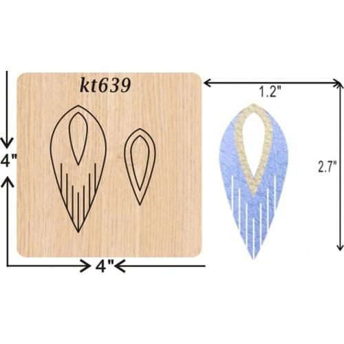 Water drop tassel jewelry cutting dies 2019 new die cut &wooden dies Suitable for common die cutting machines on the market