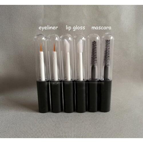 4ML 50pcs/lot Superior Quality Empty Eyeliner Container, DIY High-end Plastic Lip Gloss Bottle, Cosmetic Mascara Tube