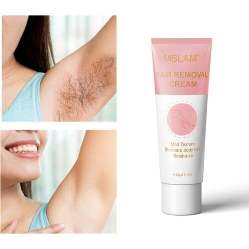 60g Painless Hair Remover Cream Armpit Legs Arms Body Hair Depilatory Cream Men Women Use Body Hair Growrth Inhibitor