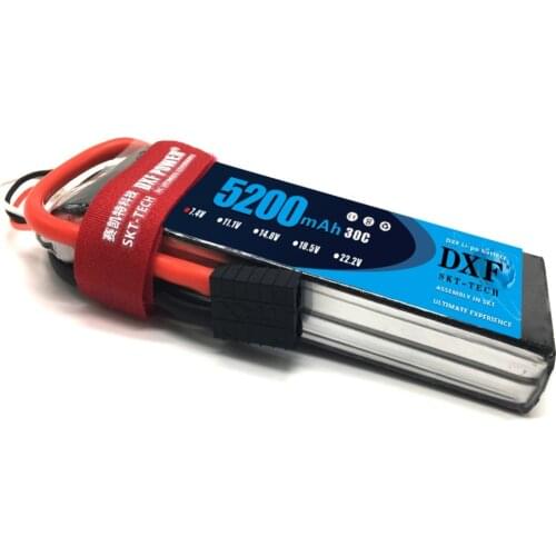 DXF Lipo battery 2S 7.4V 5200MAH 30C AKKU LiPo 7.4V RC Battery For Rc Helicopter Quadcopter Drone RC Car Boat