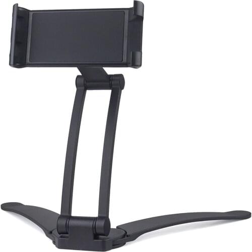 Aluminum Alloy Kitchen Desktop Phone Tablet Holder Stand Flodable Adjustable 5-13 inch Tablet Phone Desktop Mount For iPad Pro