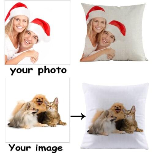 Decorative Cushion Cover Customizing Sofa Pillowcase Pet Wedding Personal Photos Custom Pillow Gift For Home Office Car Show