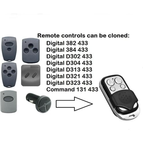 For duplicator digital 211/212/214/221/222/224/231/433 replacement gate garage door remote transmitter door phone key duplicator