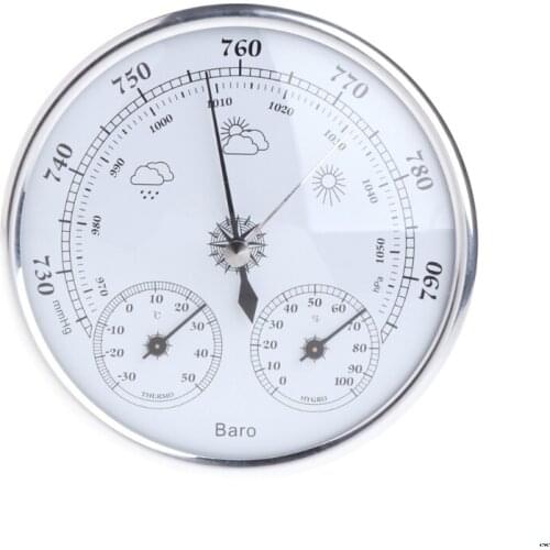 Household Weather Station Barometer Thermometer Hygrometer Wall Hanging