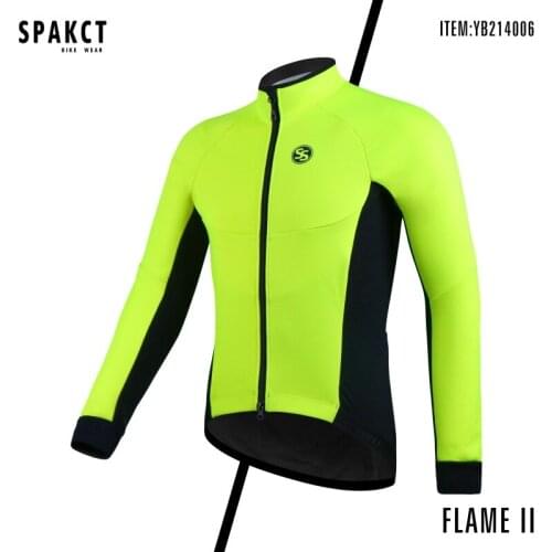 Exclusive! Cycling Jacket Winter Thermal Fleece Cycling Clothing Windproof Bicycle Jacket With Side Pockets Sportswear