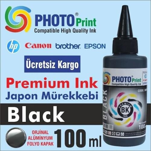 Ending Cartridge BROTHER 100 ml Black JAPANESE Ink PHOTO PRİNT 147577239