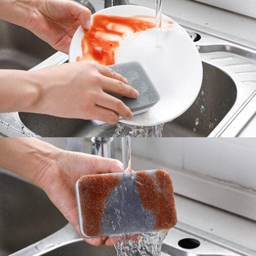 20Pcs Nano Dishwashing Sponge Cleaning Scouring Pad Household Kitchen Cleaning Double-sided Sponge Washing Pot and Bowl Cleaning