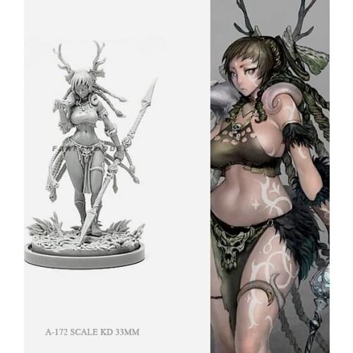 H33mm Resin model kits figure beauty colorless and self-assembled A-172