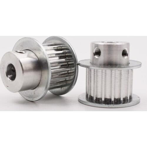 HTD5M Timing Pulley 19Teeth Tooth Belt Pulley 16/21mm Width 6/8/10/12/12.7/14/15/16/17mm Bore 5M-19T Belt Pulley for CNC Machine