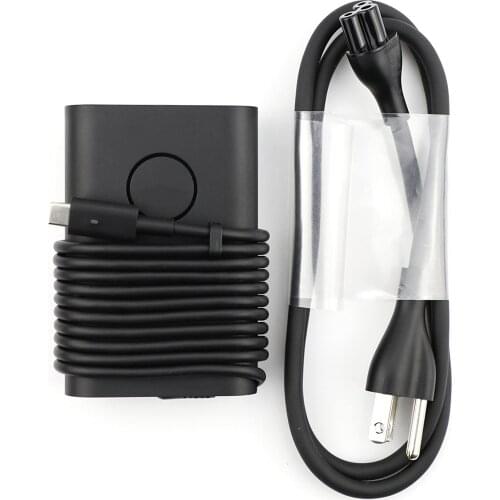 Huiyuan Fit for dell 65W 20V 3.25A USB C Fit for Dell LA65NM170, 2YKOF, 02YKOF, Fit for dell XPS 12 9250, Fit for Dell